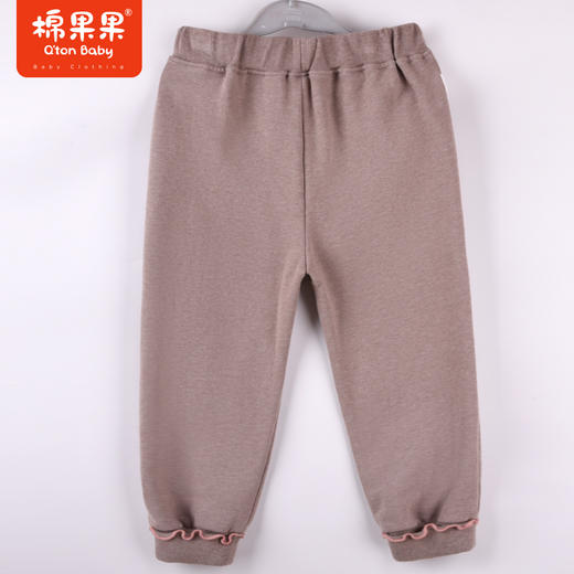 商场同款棉果果秋季新款女童小花边甜美休闲针织长裤百搭M322200422475 商品图1