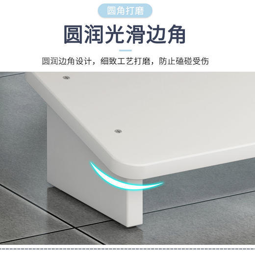 桌下脚踏凳防翘二郎腿神器踩脚凳倾斜垫脚板办公室踮脚台搁脚凳子 商品图3