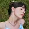 ZEGL设计师浮生若梦系列星星月光石流苏耳环女夏耳钉925银针耳饰 商品缩略图4