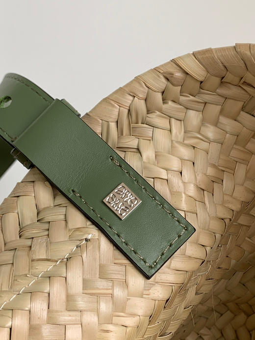 Loe*we🔥草编菜篮子小号-绿色 商品图6