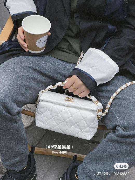 香香最新HOBO饭盒包-白色 商品图4