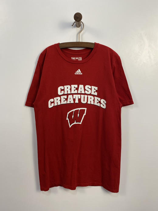 adidas 阿迪达斯 威斯康星 冰球 THE GO-TO TEE 短袖T恤 _SST(M) 商品图1