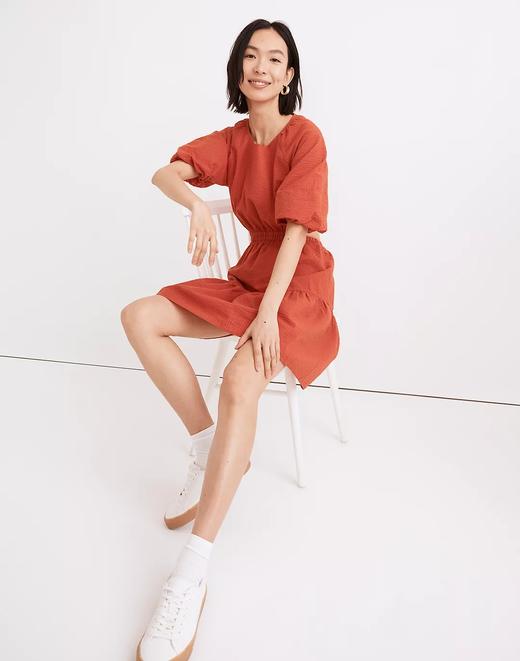 轻奢品牌🇺🇸年中好折！Madewell 设计款Seersucker露半腰连衣裙 只要￥599 商品图9