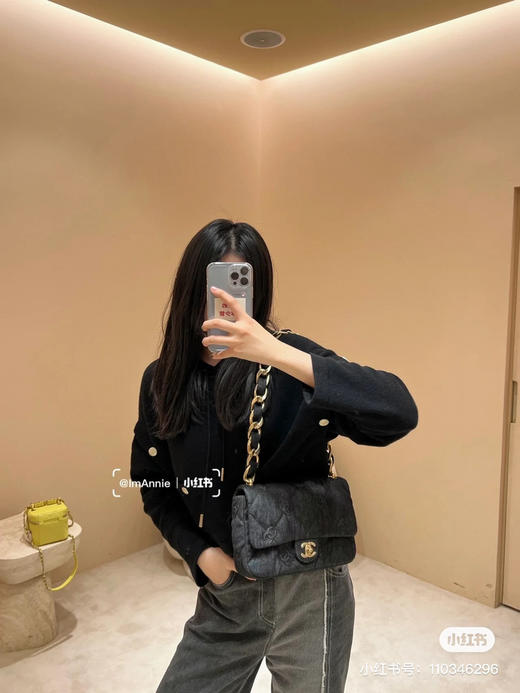 2022s粗链条牛仔单肩包 商品图4