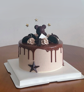 蛋糕定制—巧克力暴力熊