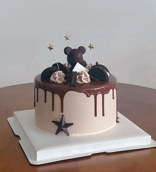 蛋糕定制—巧克力暴力熊 商品图0