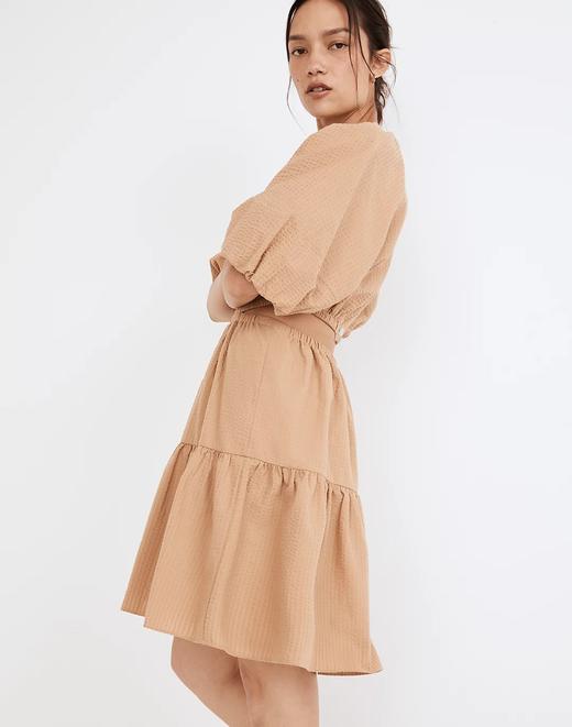 轻奢品牌🇺🇸年中好折！Madewell 设计款Seersucker露半腰连衣裙 只要￥599 商品图2