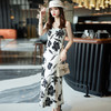 夏季时尚气质长款女士吊带印花连衣裙 MGG-BGF-105 商品缩略图1