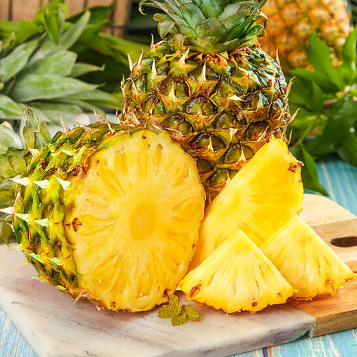 海南金钻凤梨礼盒5斤装2-3个果 商品图0