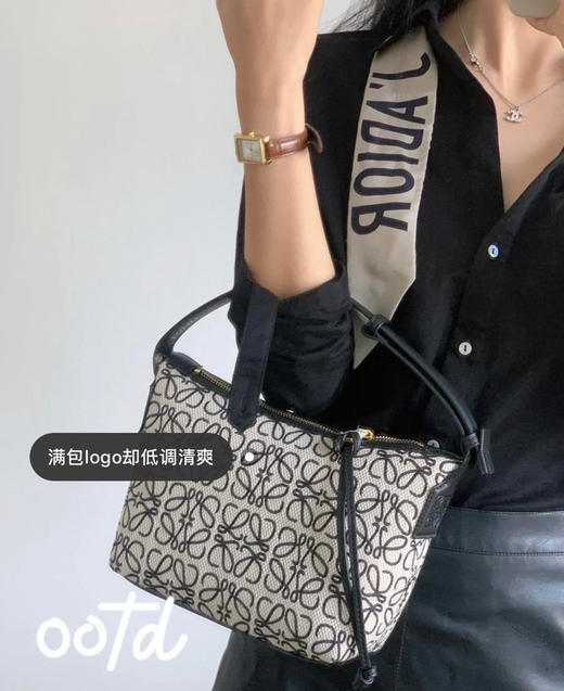 Cubi大号便当包-黑白 商品图1