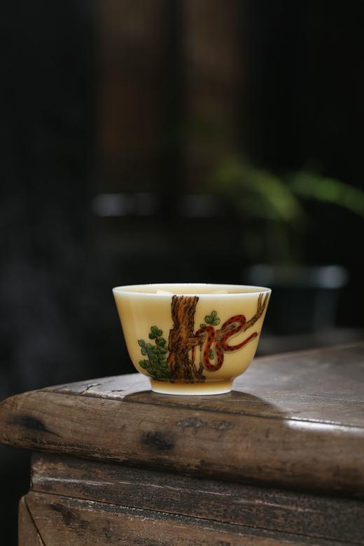 高温老黄釉十二生肖杯 商品图11