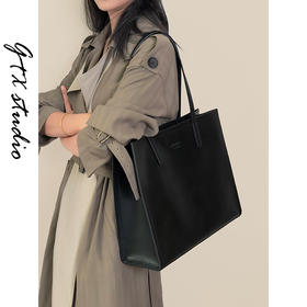 【原创设计】谷田西小众托特包女大容量公文包  进口小牛皮 上班通勤电脑包 单肩手提大包包