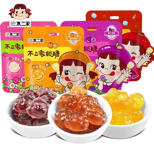 不二家果汁软糖57g 网红3d葡萄可乐蜜桃味水果软糖儿童零食大 商品图0