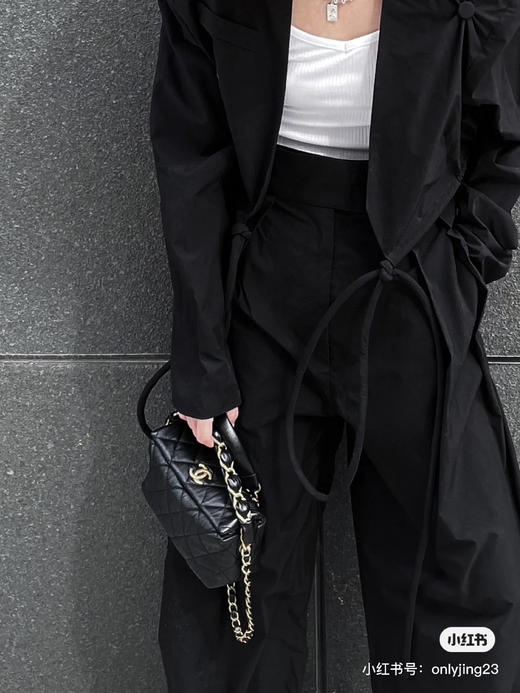 香香最新HOBO饭盒包-黑色 商品图3