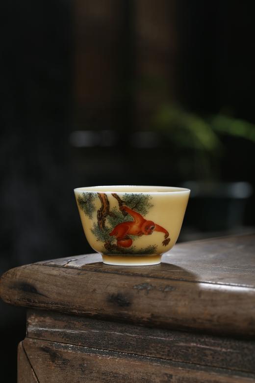 高温老黄釉十二生肖杯 商品图3