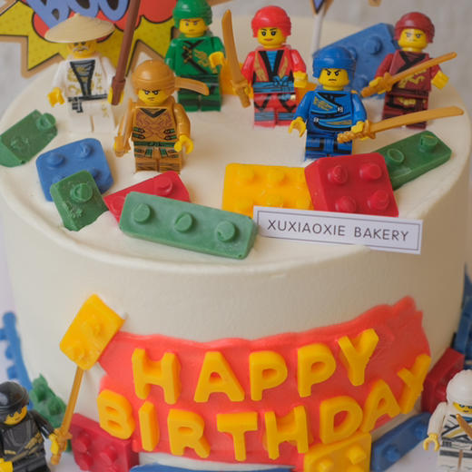 乐高我的世界蛋糕、儿童款。（4层胚3层夹心，默认：火芒） 商品图5