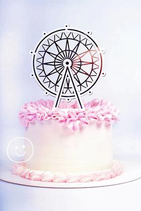 【甜久荟 摩天轮浪漫水果法式蛋糕】只是一个用最好食材制作的水果蛋糕 专治选择性困难症 无化学添加剂 适合任何场合