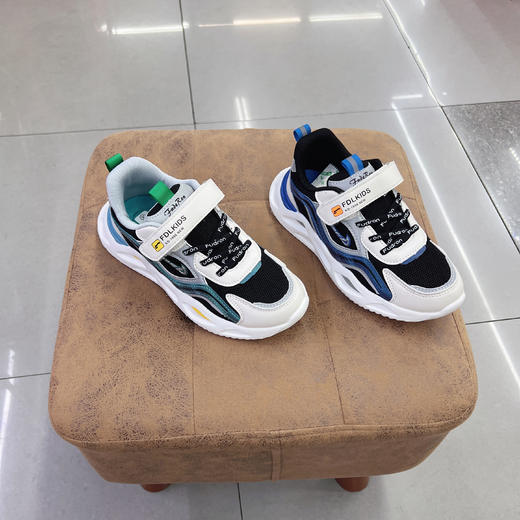 福得隆2022新款双网休闲鞋男童3568      32-37码 商品图1