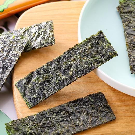 新品马马妈夹心脆海苔40克炒米味扁桃仁味休闲零食即食海苔下 商品图3