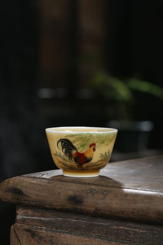 高温老黄釉十二生肖杯 商品图6
