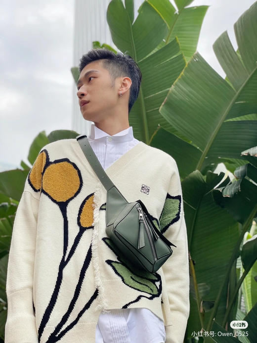 Lo*we🔥新款经典Puzzle 腰包-军绿18 商品图11