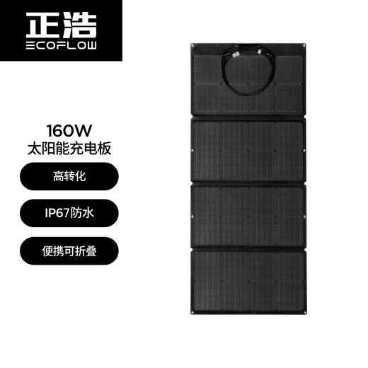 EcoFlow正浩 便携折叠太阳能电池板光伏发电板家用户外露营充电110W/160W/220W/400W 商品图3