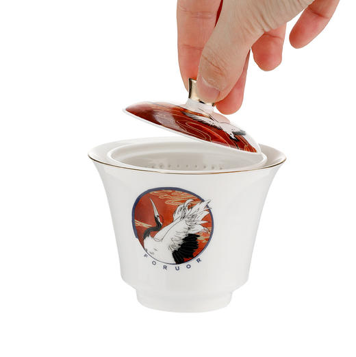 FU-SJL1217 风雅旅行茶具套装（云鹤） 商品图4