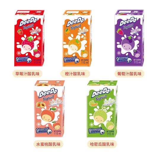 泰国嘀嘟橙汁酸乳味饮料115ml*6 商品图0