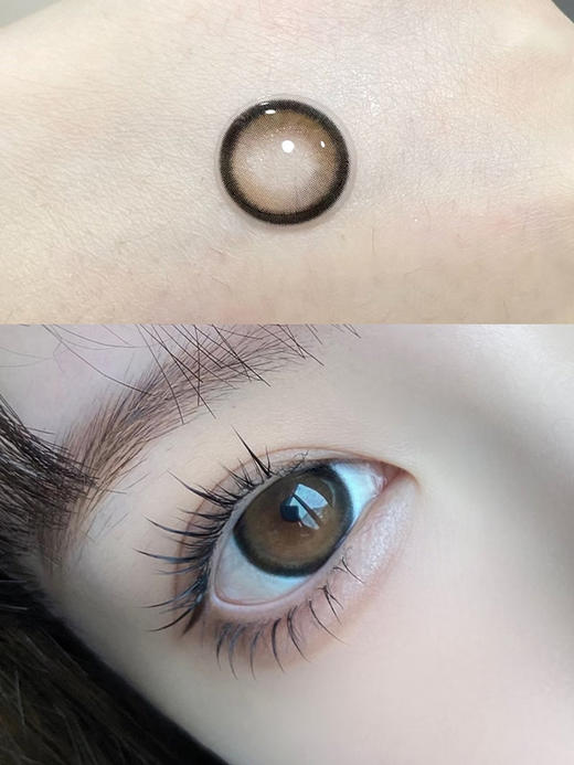 Lillilly旗下月抛|Y21发光蛋&Y22白金茶|14.5mm实际着色中大直径|月抛 商品图1