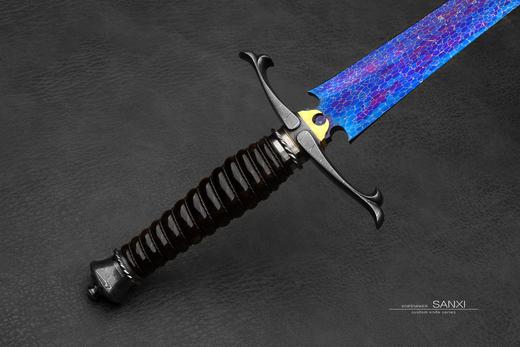 三希堂  星空系列  猎户座星空短剑（需预订）未开刃 商品图3