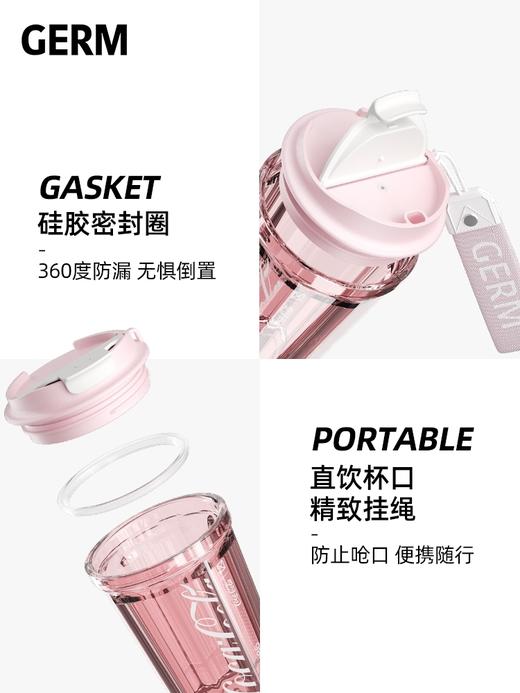 格沵GERM夏季可口可乐联名咖啡杯潮酷菱形水杯（黄色）390ml 商品图2