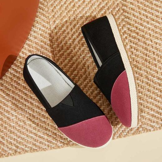 【限时拍两双送婺源高山红茶250g】布语堂·古风舒雅草本老布鞋系列 商品图5