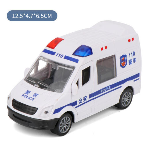 120救护车110警车合金玩具车汽车模型车模儿童声光男孩玩具成品 商品图6
