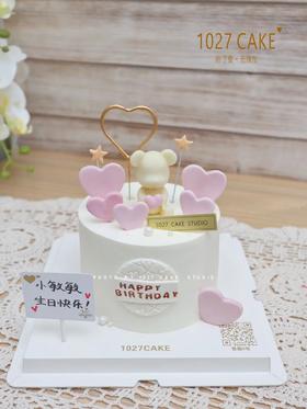 1027CAKE  | 爱的告白 小熊 周年纪念