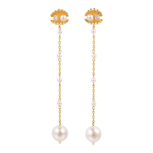 【控价】THEROOM维纳斯的诞生系列巴洛克珍珠耳线 商品图6