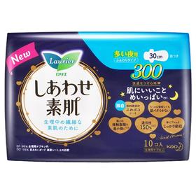 花王卫生巾F系列 夜用有护翼 30cm*10片入