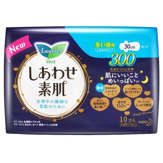 花王卫生巾F系列 夜用有护翼 30cm*10片入 商品图0