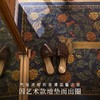 【PVC免洗地垫 一擦即净】文艺莫奈花园门口卧室客厅复古皮革防滑PVC厨房地垫脚垫地毯 商品缩略图1