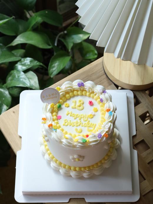 黄色ins Happy birthday（图片是4寸） 商品图0