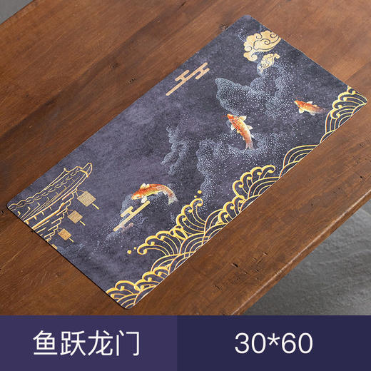 国潮禅意桌旗复古防水中国风高档布艺茶台茶桌布垫茶旗 商品图9