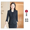 MGG-YQ-8621+911  小西装外套连衣裙两件套春夏小西服套装气质薄款 商品缩略图4