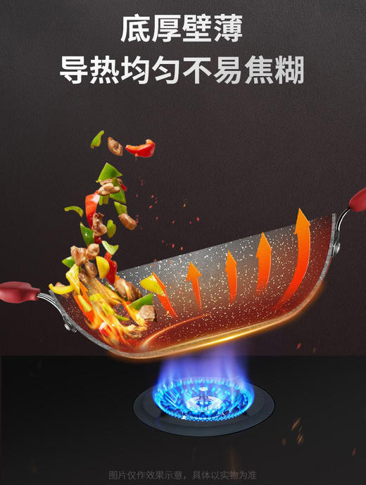 苏泊尔星星石健康不粘炒锅PC32W8炒菜锅 商品图2