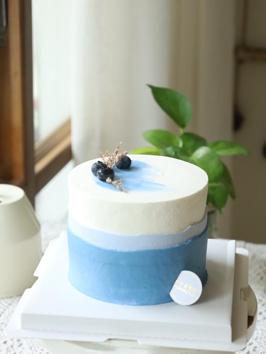 浅蓝色系简约蓝莓（图片是4寸款 适合1-3人） 商品图0