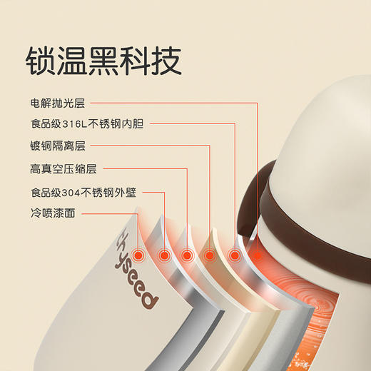 世喜婴儿保温杯吸管学饮杯6个月 商品图3