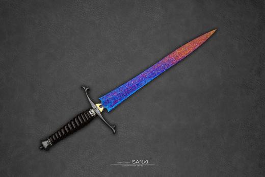 三希堂  星空系列  猎户座星空短剑（需预订）未开刃 商品图2