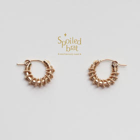 SpoiledBrat Jewelry金色螺旋耳圈系列 | 注金款