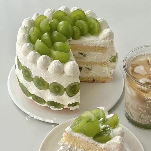 黑巢-夏日酸奶青提生日蛋糕 商品图0