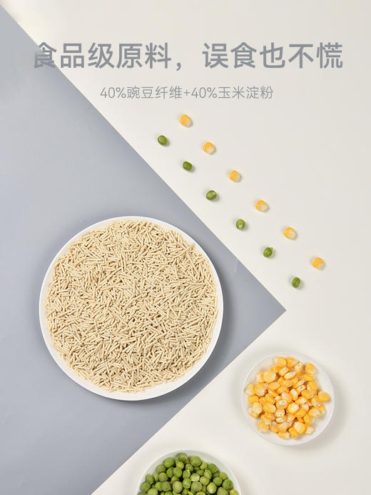 猫可丽豆腐猫砂除臭无尘豆腐砂宠物用品可冲马桶奶香味20公斤包邮 商品图3
