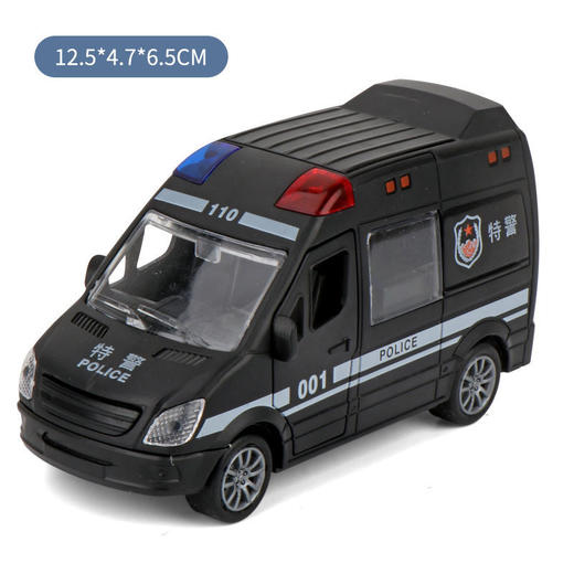 120救护车110警车合金玩具车汽车模型车模儿童声光男孩玩具成品 商品图7