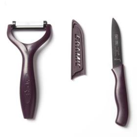 无得顶水果套裝 黑瓷（削皮刀+3吋刀）